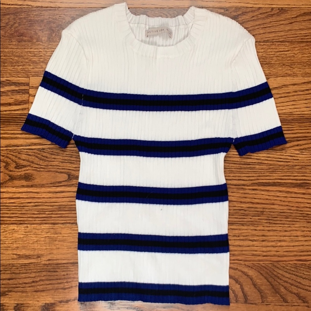 Striped Knit Top